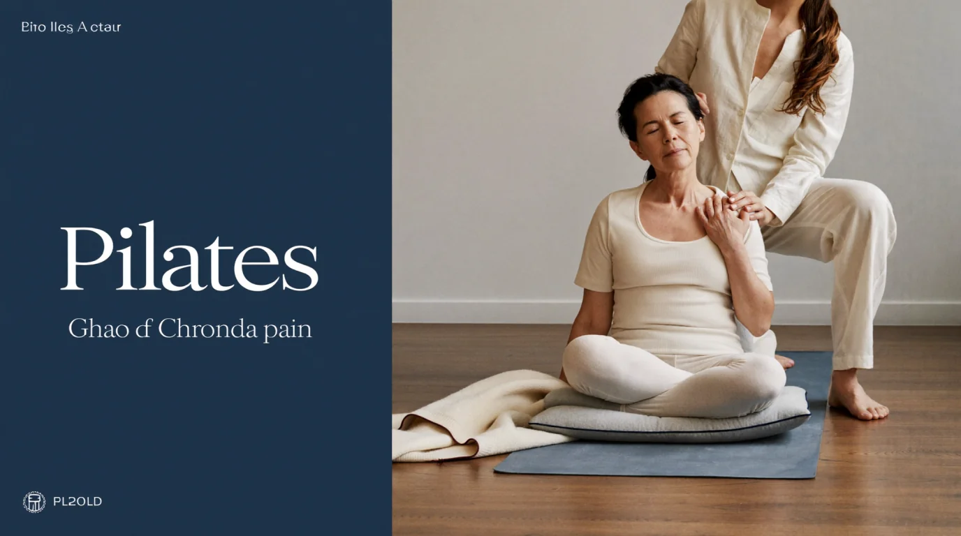 Sesión de pilates terapéutico adaptado a fibromialgia en Pozuelo de Alarcón con reformer y luz suave